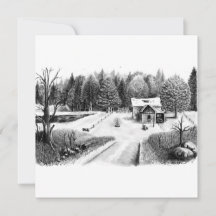 Old Farm Road Carte de remerciements