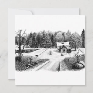 Old Farm Road Carte de remerciements