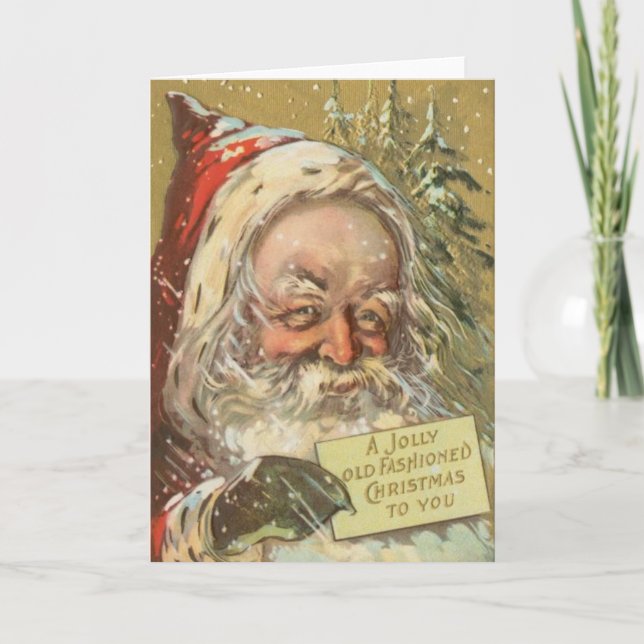 Old Fashion Weihnachtskarte Feiertagskarte (Vorderseite)