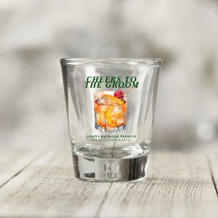 Old Fashioned Cocktail Junggesellen-Wochenende Schnapsglas
