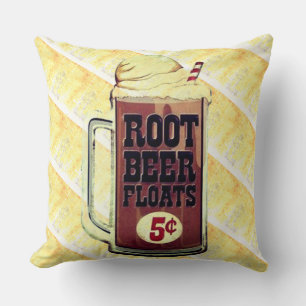 Old Fashioned Root Beer Float Kissen