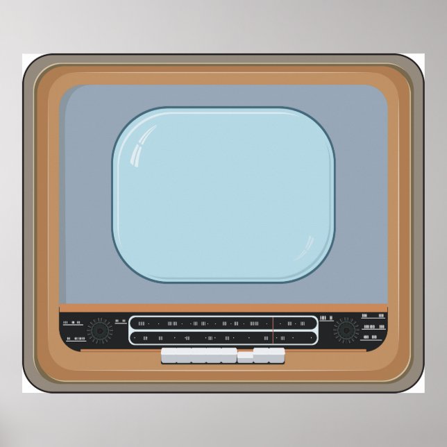 Old Fashioned Television Poster (Vorne)