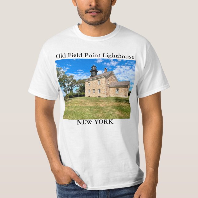 Old Field Point Lighthouse, New York T-Shirt (Devant)