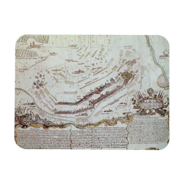 Old Fort Gaut, Kalkutta, 1810 (litho) Magnet (Horizontal)