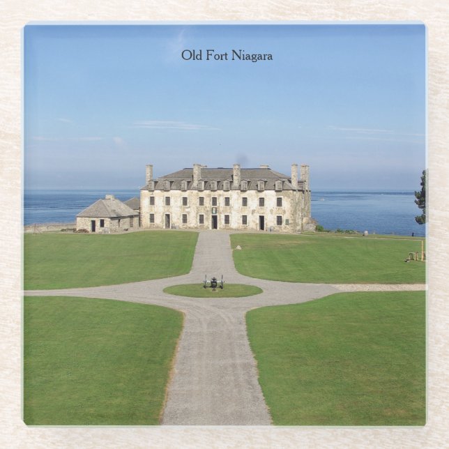 Old Fort Niagara Barracks Untersetzer (Vorderseite)