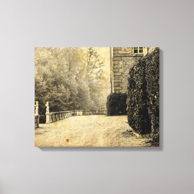 OLD-FOTO auf romantischen Leinwand (Vorderseite)
