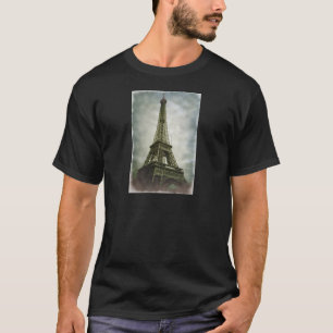 Old Foto Effect Eiffel Tower Paris T-Shirt