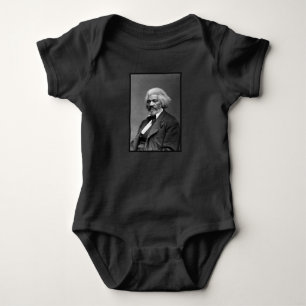 Old Fr3d3rick Bailey Douglas African American Hero Baby Strampler