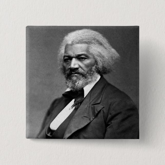 Old Fr3d3rick Bailey Douglas African American Hero Button (Vorderseite)