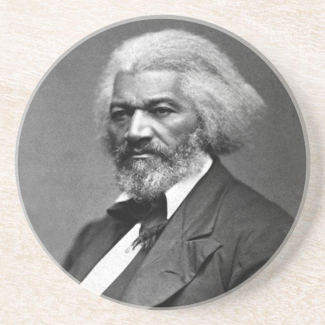 Old Fr3d3rick Bailey Douglas African American Hero Getränkeuntersetzer (Vorne)
