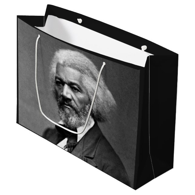 Old Fr3d3rick Bailey Douglas African American Hero Große Geschenktüte (Vorderseite Schrägansicht)