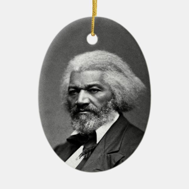 Old Fr3d3rick Bailey Douglas African American Hero Keramik Ornament (Vorne)