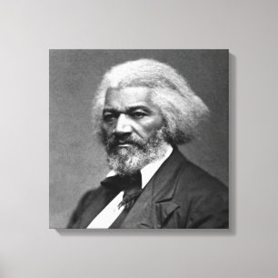 Old Fr3d3rick Bailey Douglas African American Hero Leinwanddruck