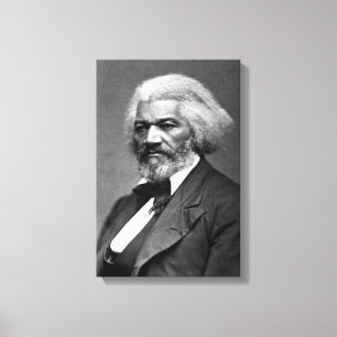 Old Fr3d3rick Bailey Douglas African American Hero Leinwanddruck