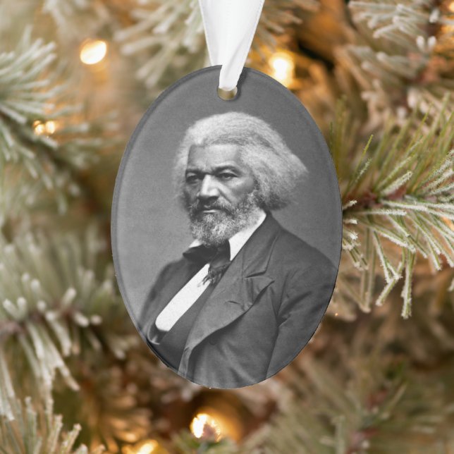 Old Fr3d3rick Bailey Douglas African American Hero Ornament (Baum)