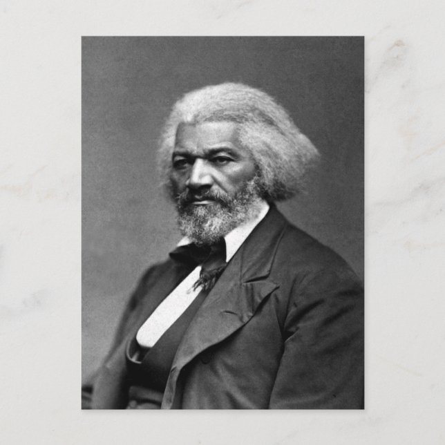 Old Fr3d3rick Bailey Douglas African American Hero Postkarte (Vorderseite)