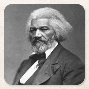 Old Fr3d3rick Bailey Douglas African American Hero Rechteckiger Pappuntersetzer