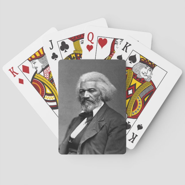 Old Fr3d3rick Bailey Douglas African American Hero Spielkarten (Rückseite)