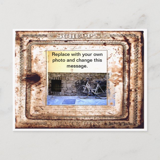 Old Frame Postcard Postkarte (Vorderseite)