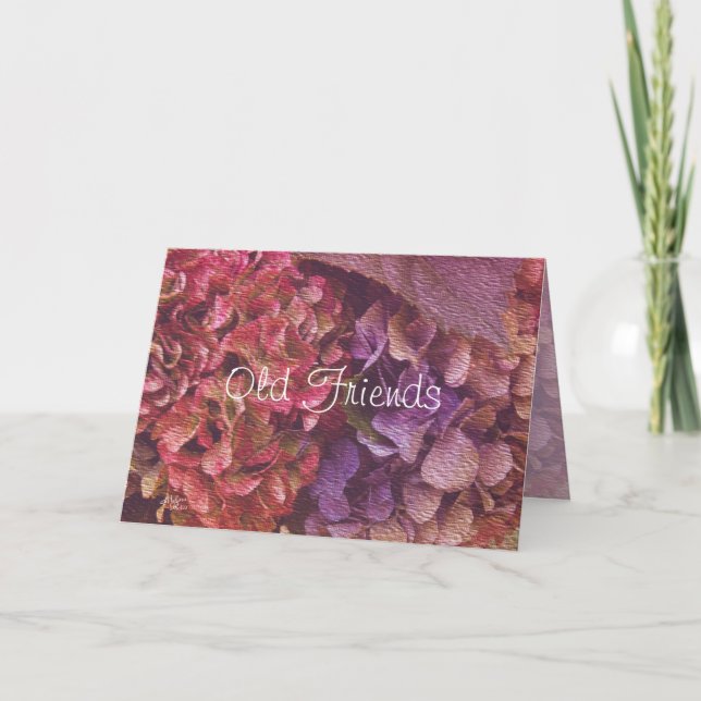 Old Friends Tapestry Hydrangeas machen jede Gelege Karte (Vorderseite)