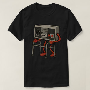 Old Gamer Forever Videospielcontroller rückgängi T-Shirt