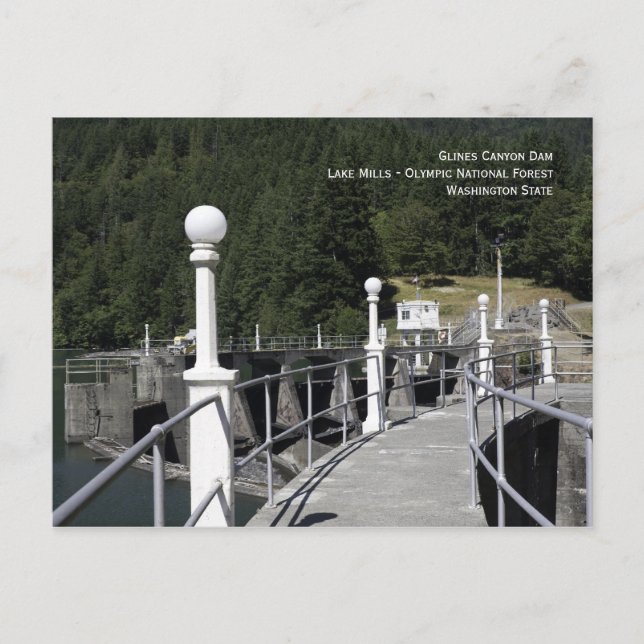 Old Glines Canyon Dam Postkarte (Vorderseite)
