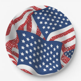 Old Glory All American - USA Flag Pappteller