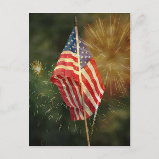 Old Glory Postcard Postkarte