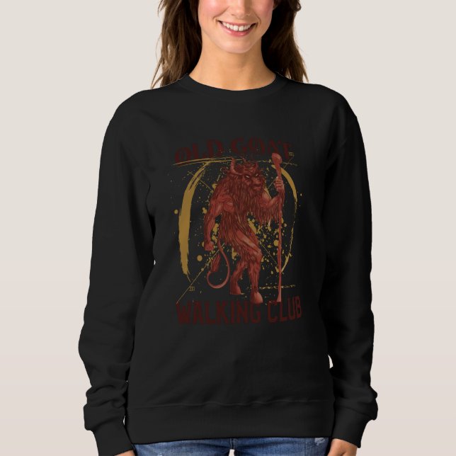 Old Goat Walking Club Grandpa Old Man Sweatshirt (Vorderseite)