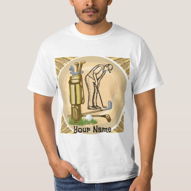 Old Golf Clubs T-Shirt (Vorderseite)