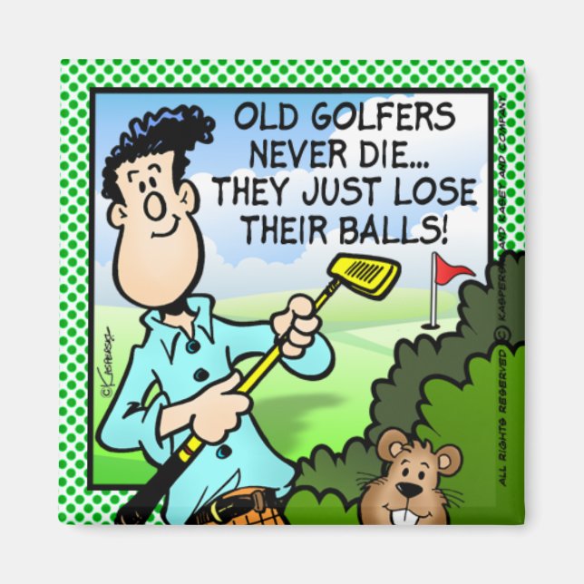 Old Golfer Magnet (Vorne)