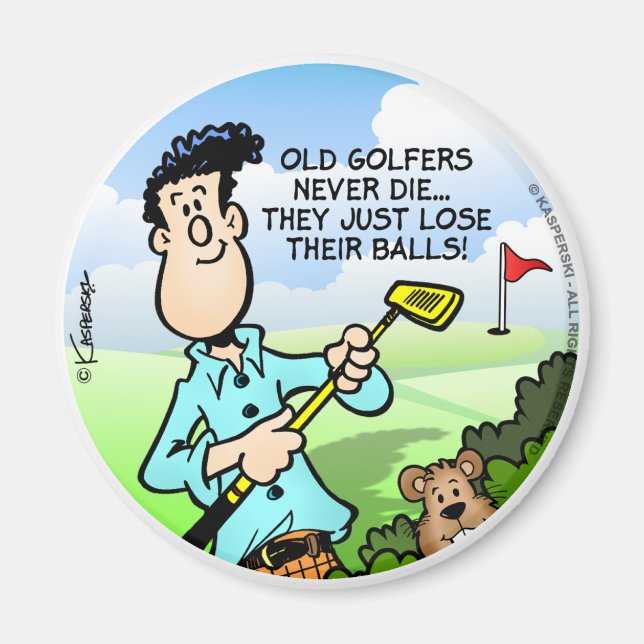 Old Golfer Magnet (Vorne)