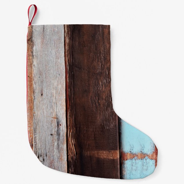 Old gray wooden wallsabstract, ,black,blank,board, kleiner weihnachtsstrumpf (Vorderseite)