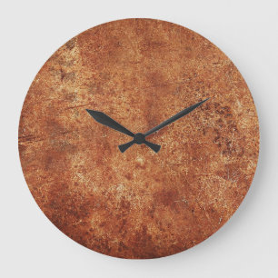 Old Grunge Rustikale Metallstruktur Große Wanduhr