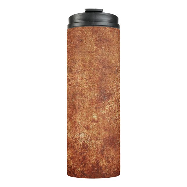 Old Grunge Rustikale Metallstruktur Thermosbecher (Vorderseite)