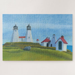 Old Gurnet Lighthouses 1014pc Puzzle