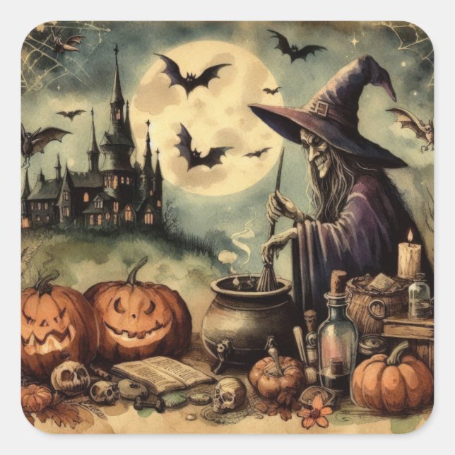 Old Halloween Art Stickers (Vorderseite)