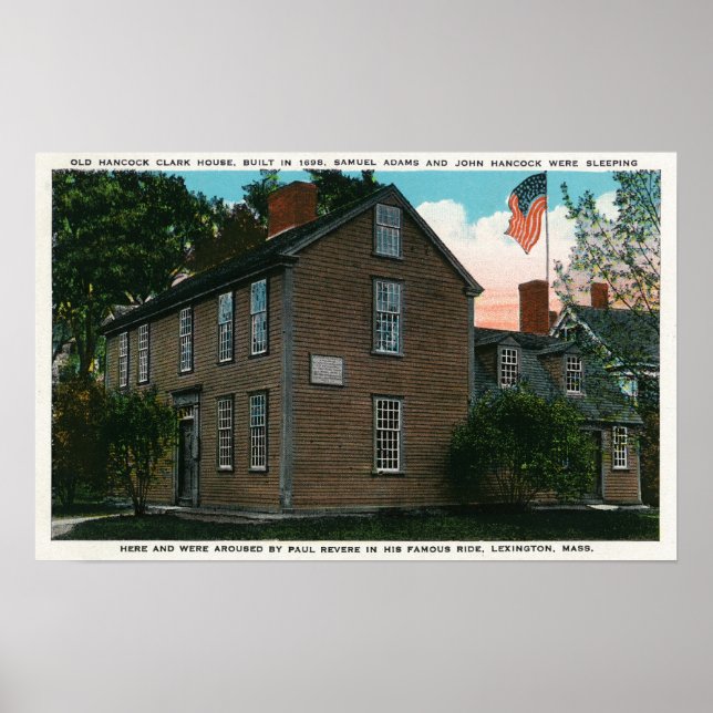 Old Hancock Clark House View # 3 Poster (Vorne)