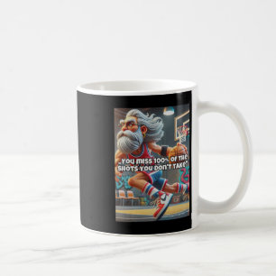 Old Head Basketball Player Print Kaffeetasse