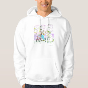 Old Hippies Zuhause Funny Hoodie von Rick London