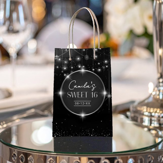 Old Hollywood B & W Sweet 16 ID1108 Kleine Geschen Geschenktüte (Von Creator hochgeladen)