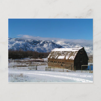Old Homestead Barn Postkarte