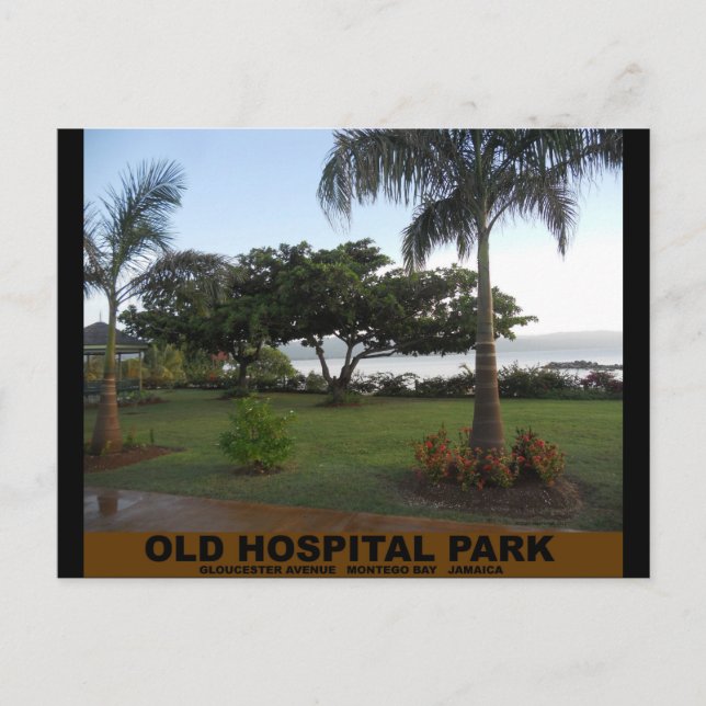 Old Hospital Park, Montego Bay Jamaica Postkarte (Vorderseite)