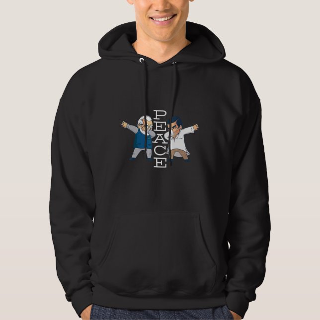 Old Indian Men Dab Dabbing Hoodie (Vorderseite)
