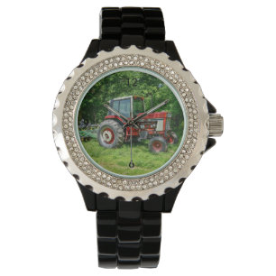 Old International Traktor Armbanduhr