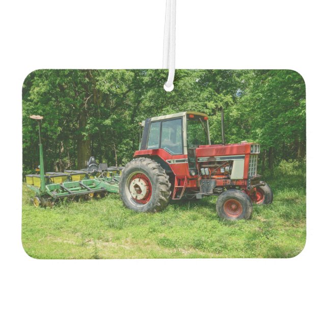 Old International Traktor Autolufterfrischer (Rückseite)