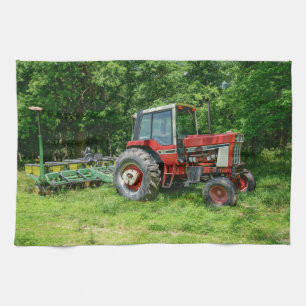 Old International Traktor Handtuch
