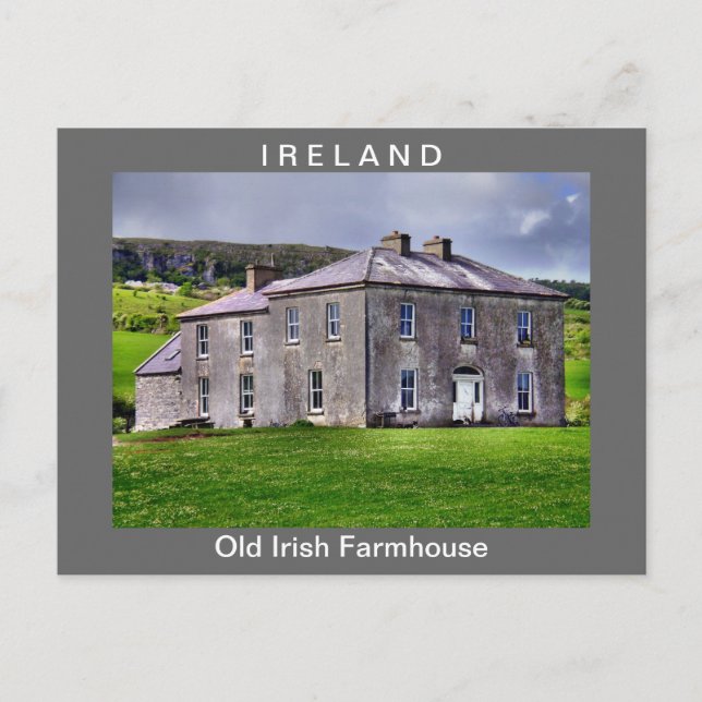 Old Irish Farm Postcard Postkarte (Vorderseite)