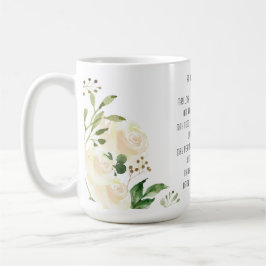 Old Irish Sessing & Personalize Wedding Greenerie Kaffeetasse