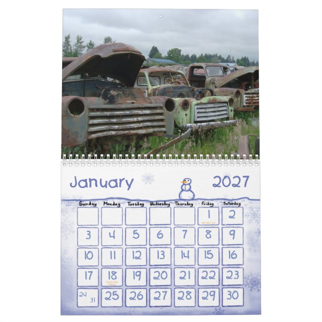 Old Iron Classic Cars Kalender (Jan 2027)